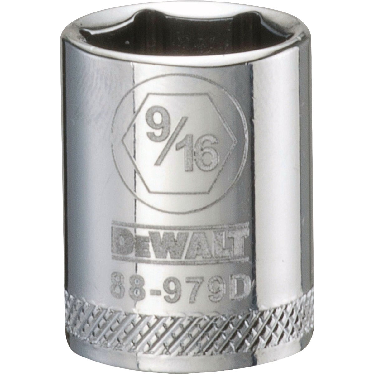DEWALT 3/8 In. Drive 9/16 In. 6-Point Shallow Standard Socket