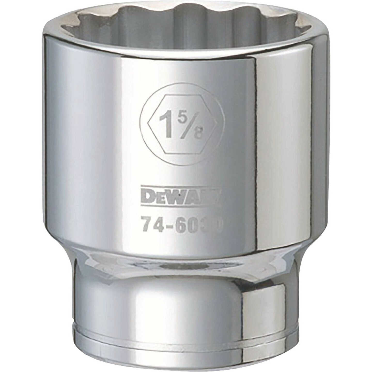 DEWALT 3/4 In. Drive 1-5/8 In. 12-Point Deep Standard Socket Image 1