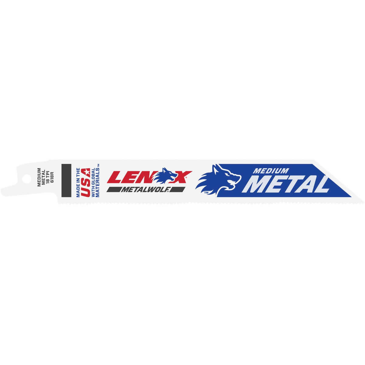 Lenox METALWOLF WAVE EDGE 6 In. 18 TPI Medium Metal Reciprocating Saw Blade (5-Pack) Image 5