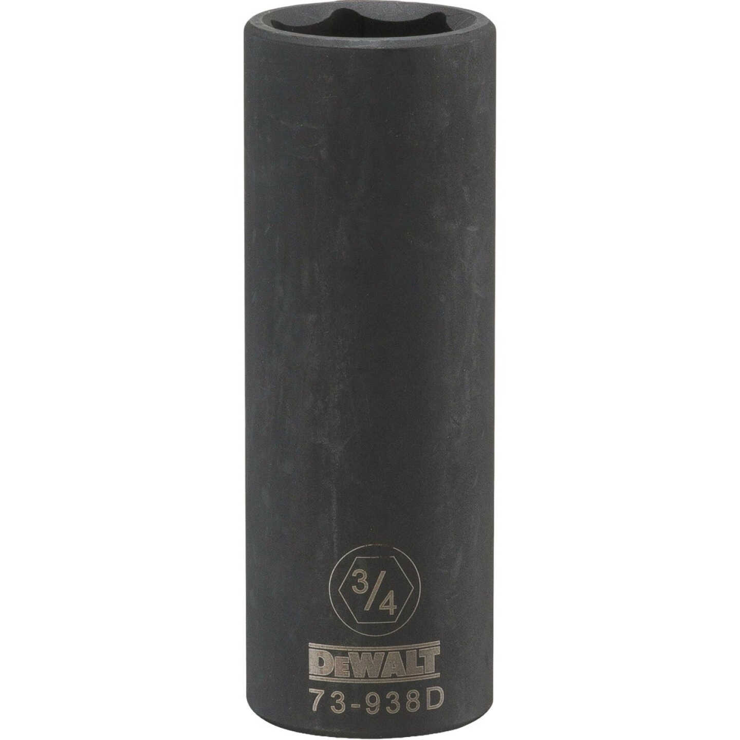 DEWALT 1/2 In. Drive 3/4 In. 6-Point Deep Standard Impact Socket Image 1