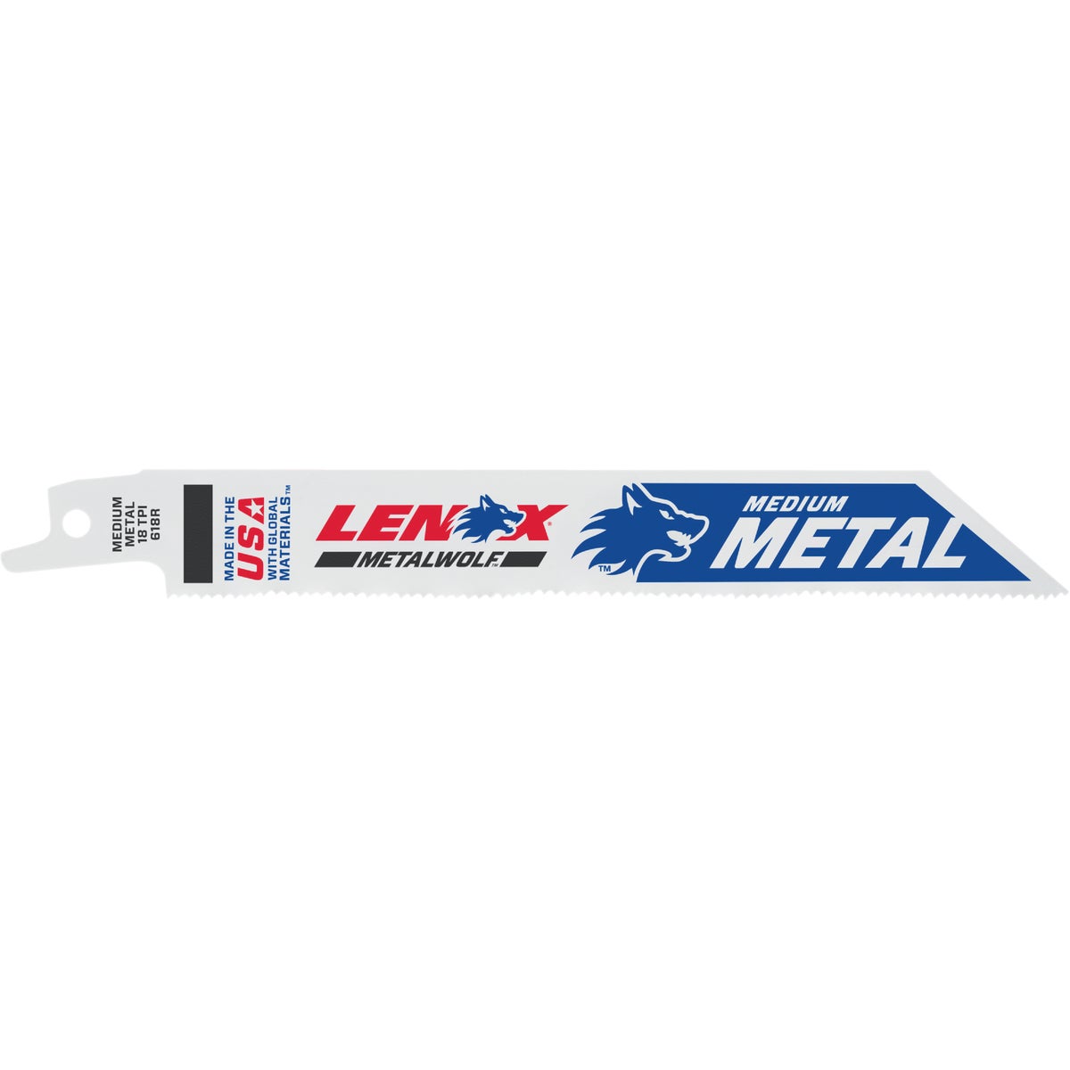 Lenox METALWOLF WAVE EDGE 6 In. 18 TPI Medium Metal Reciprocating Saw Blade Image 1