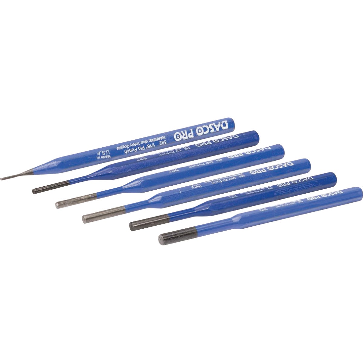 Dasco Pro Pin Punch Set (6-Piece)