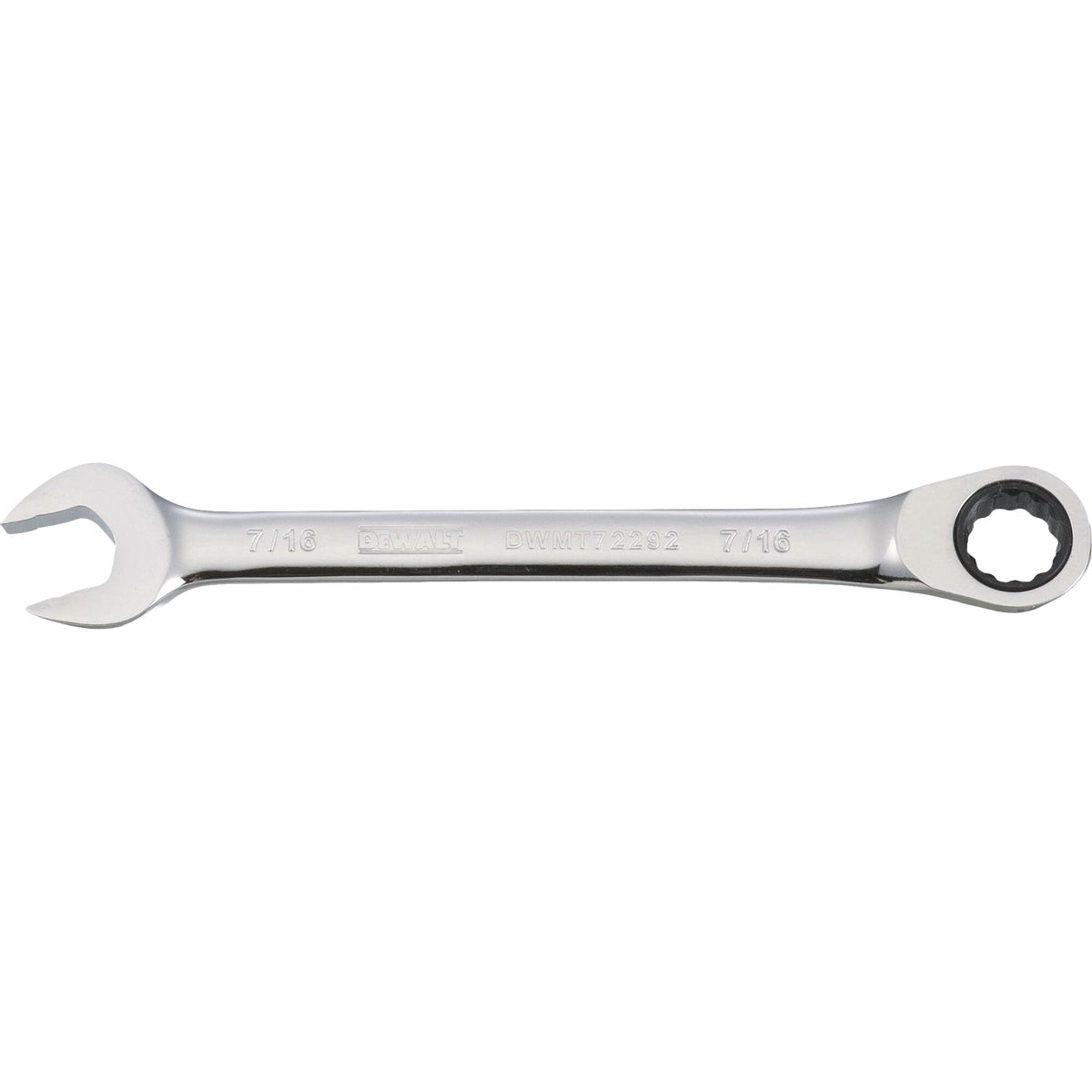 DEWALT 7/16 In. Mechanic Ratcheting Combination Wrench
