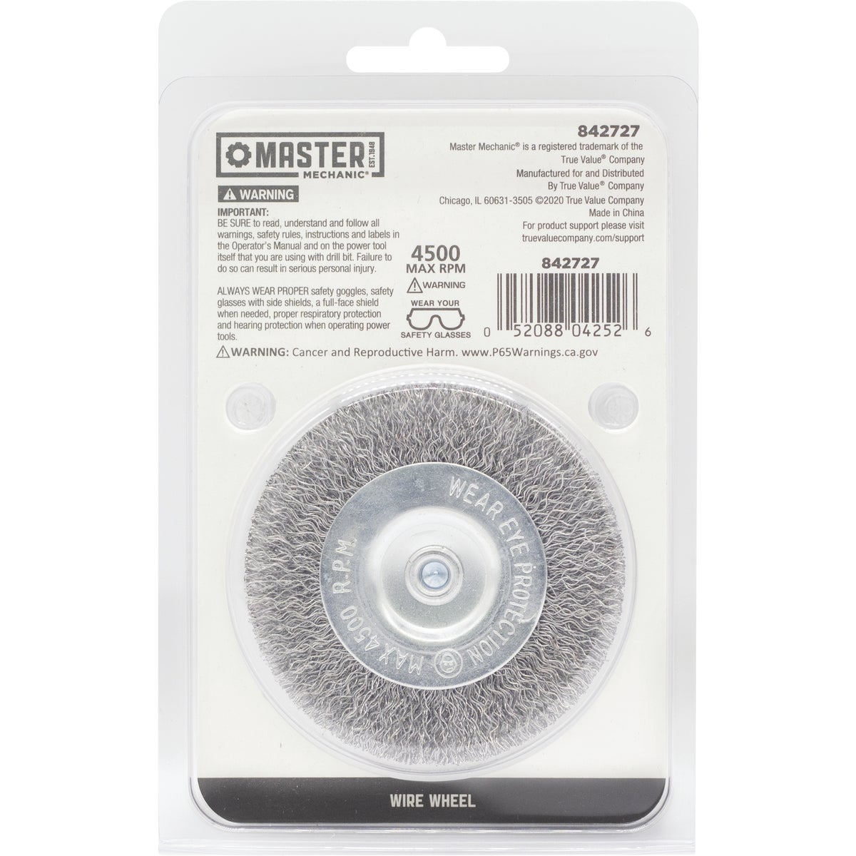 Master Mechanic 3 In. Coarse Drill-Mounted Wire Wheel Image 2