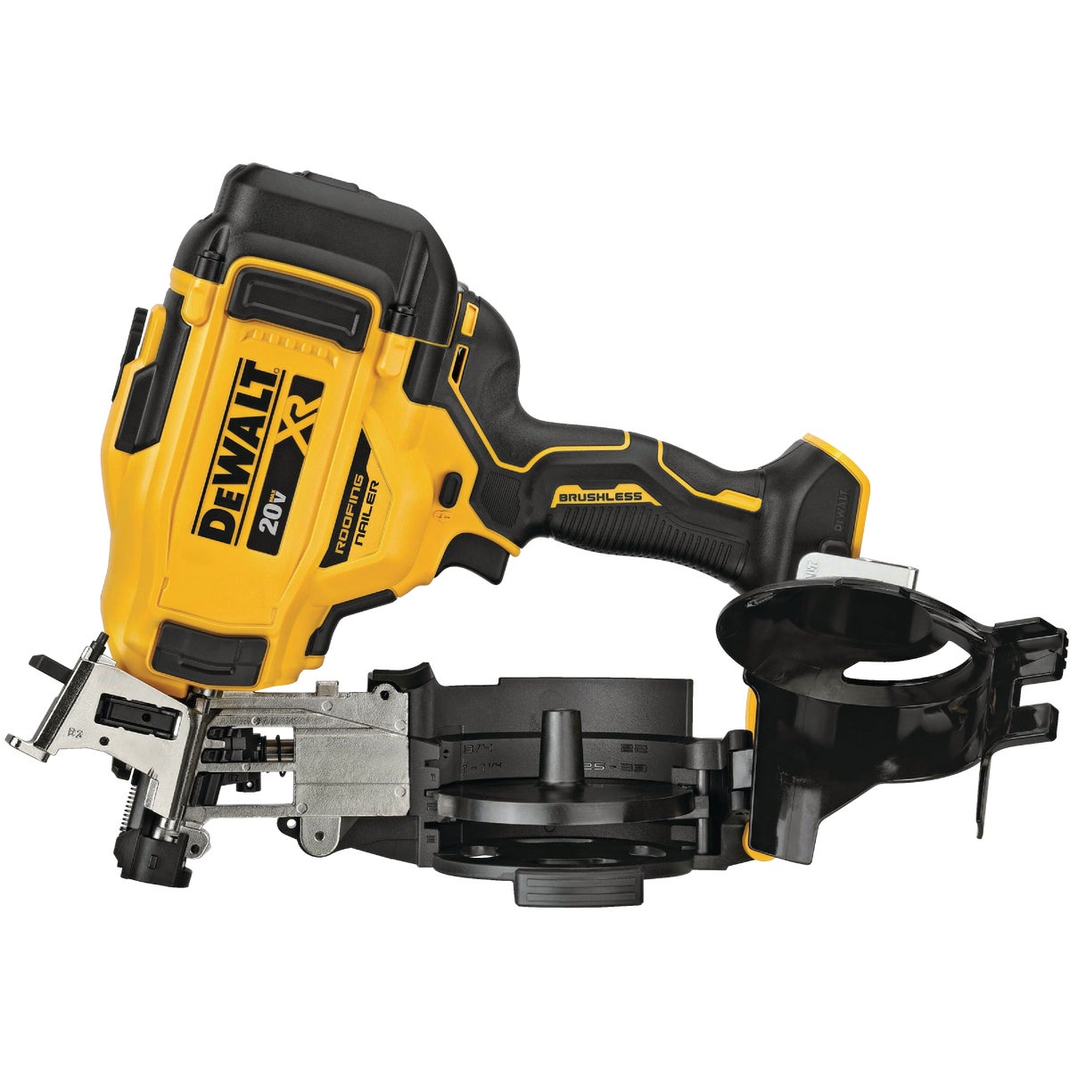 DEWALT 20V MAX 15 Degree Cordless Coil Roofing Nailer (Tool Only) Image 3