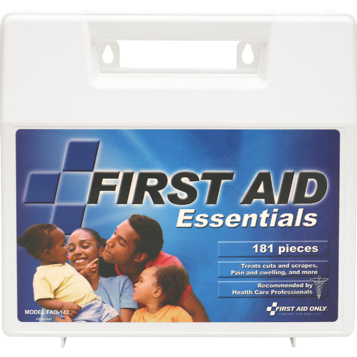 First Aid Only First Aid Kit with Plastic Case (180-Piece) Image 2