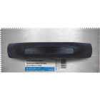 Roberts 9 In. x 1/8 In. x 1/16 In. Steel Economy Flat Top V-Notched Trowel Image 6