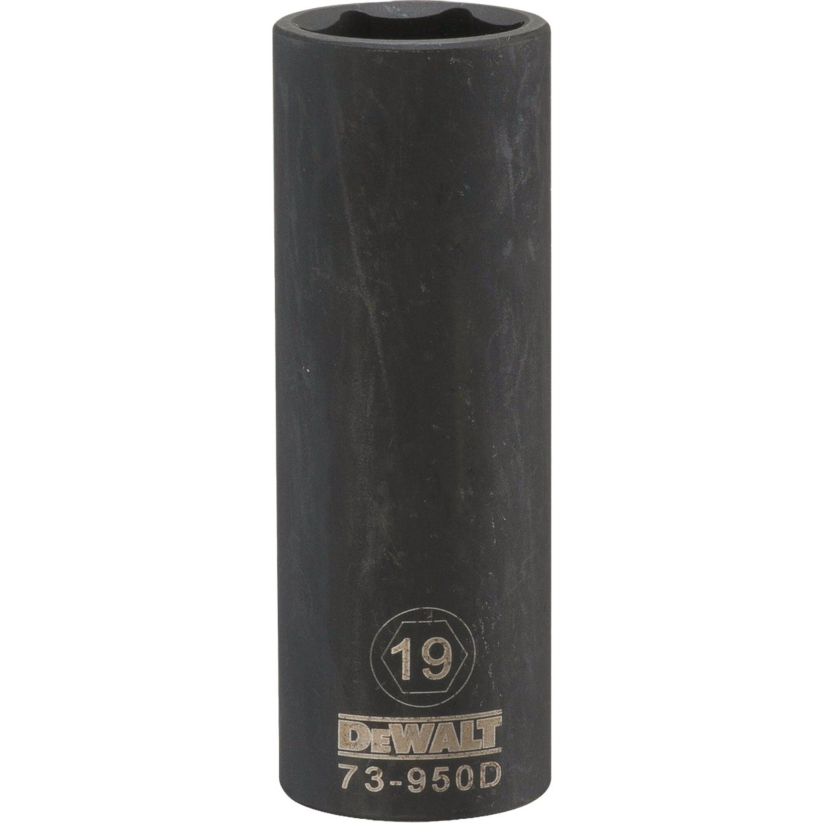 DEWALT 1/2 In. Drive 19mm 6-Point Deep Metric Impact Socket