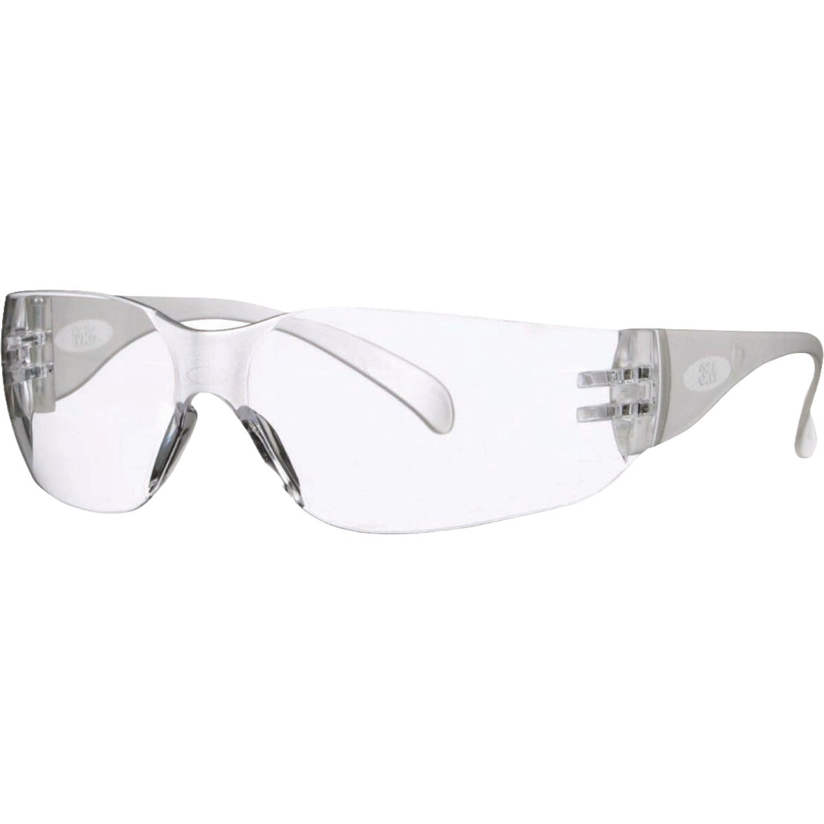 3M Clear Frame Safety Glasses with Anti-Scratch Clear Lenses Image 5