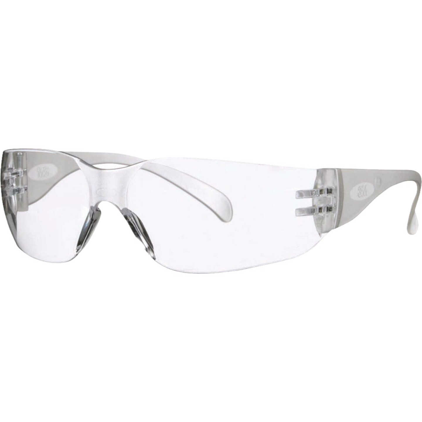 3M Clear Frame Safety Glasses with Anti-Scratch Clear Lenses Image 5