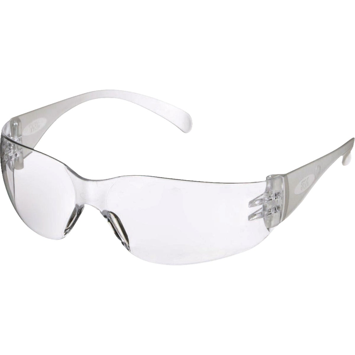 3M Clear Frame Safety Glasses with Anti-Scratch Clear Lenses Image 7