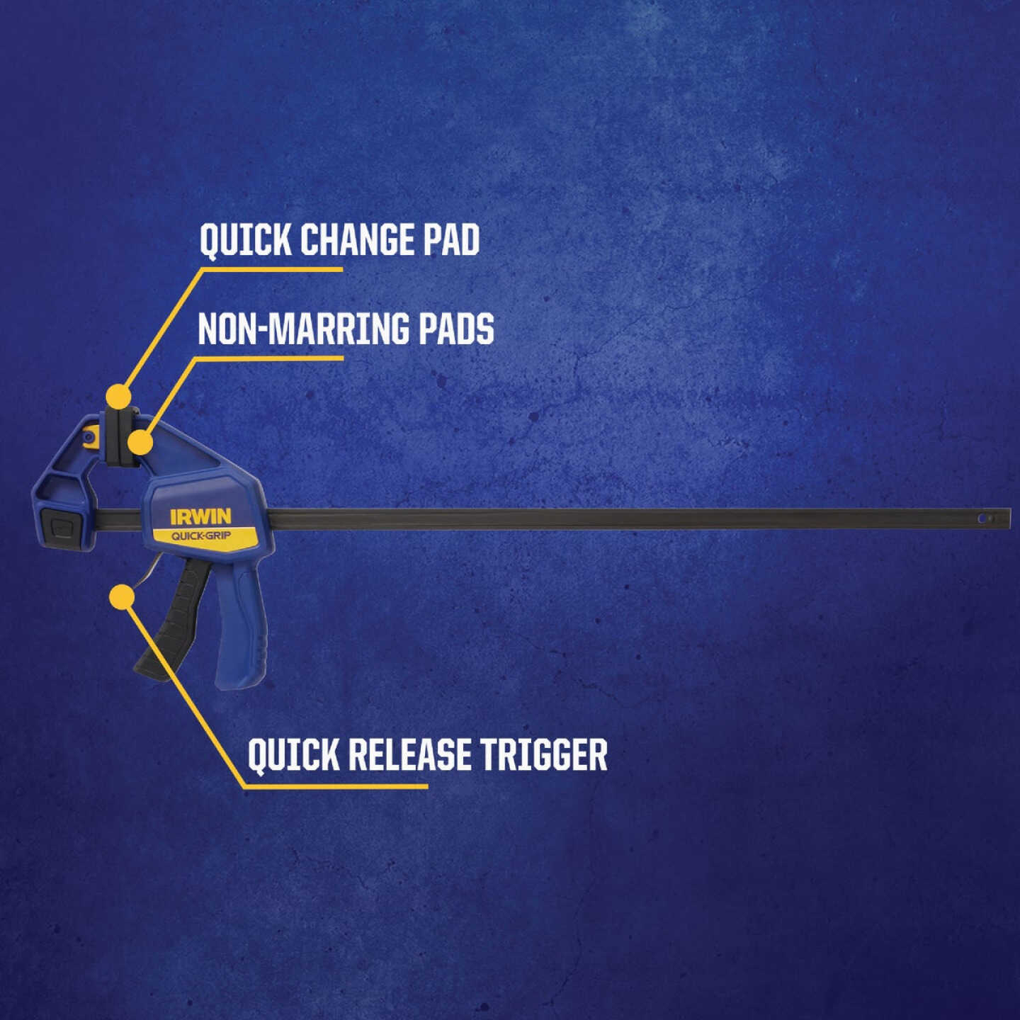 Irwin Quick-Grip 24 In. Medium-Duty One-Hand Bar Clamp Image 2