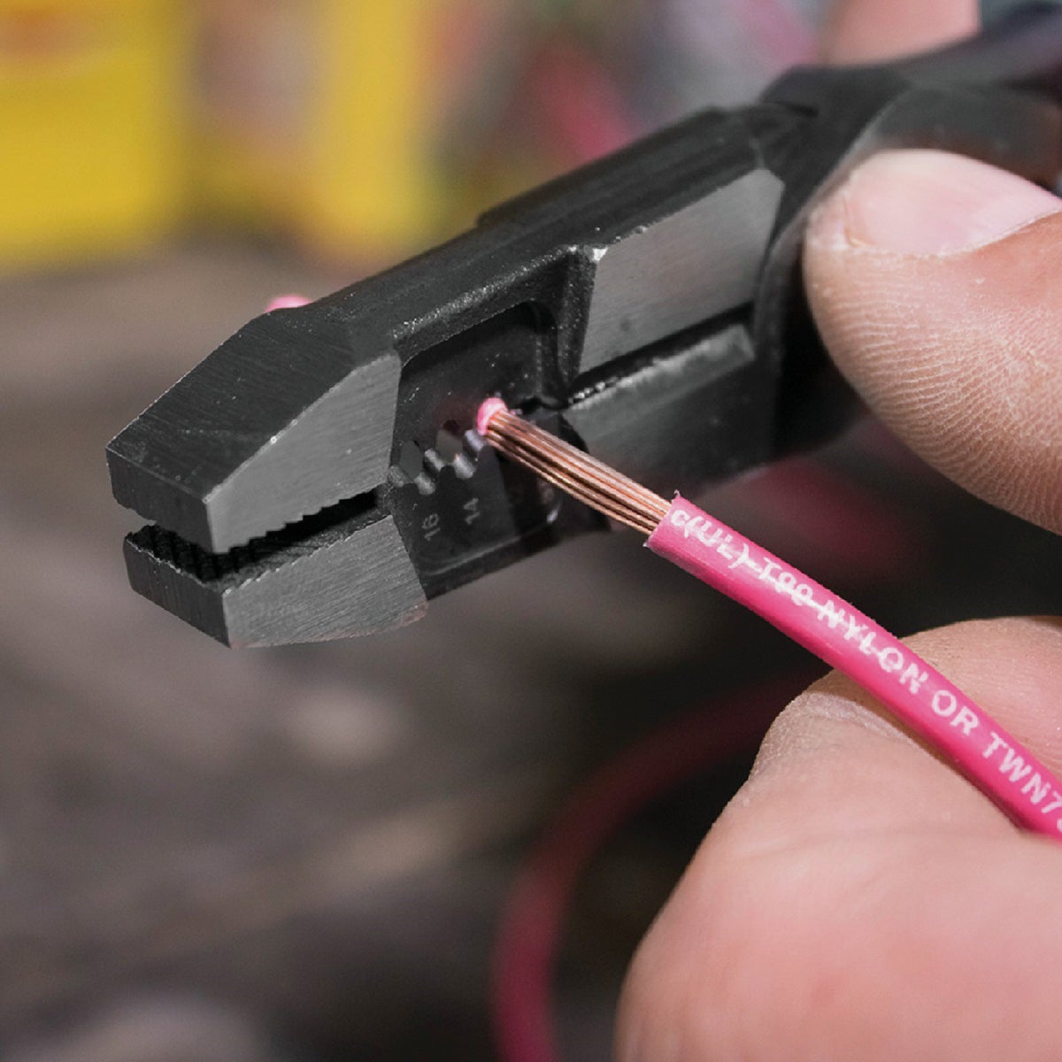 Klein 8 In. Hybrid Pliers Crimper & Stripper Image 5