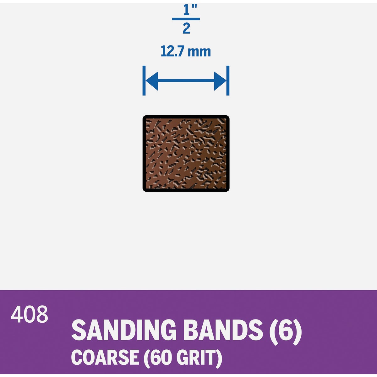 Dremel 1/2 In. 60 Coarse Drum Sander Band Image 6