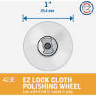 Dremel EZ Lock 1 In. Cloth Polishing Wheel Image 4