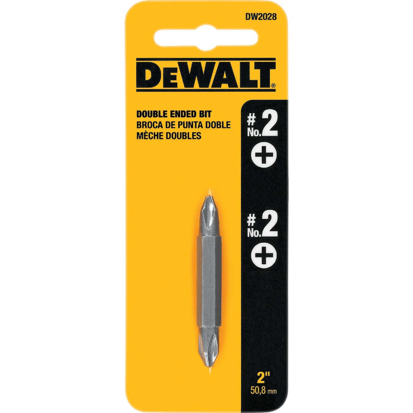 DEWALT Phillips #2 Phillips Double-End Screwdriver Bit Image 1