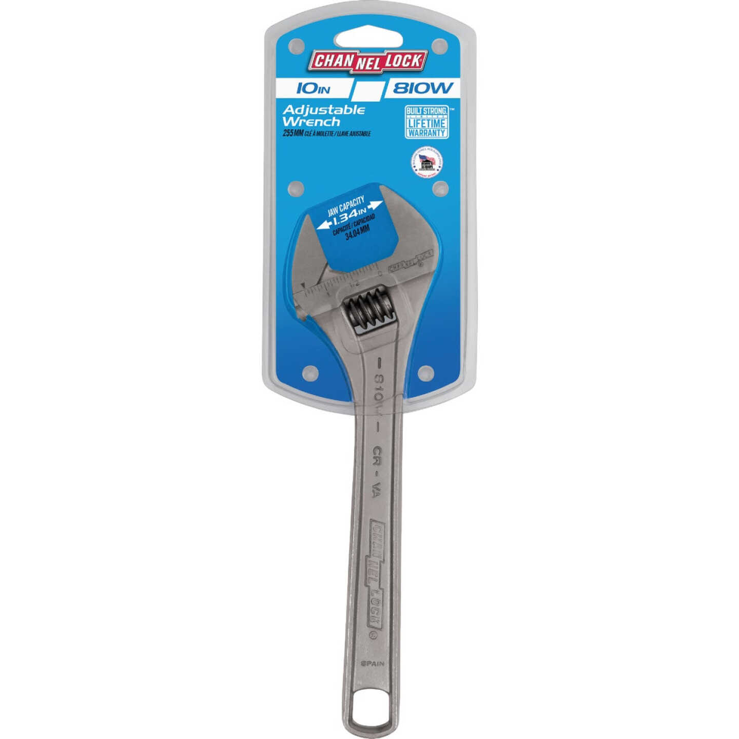 Channellock 10 In. Adjustable Wrench Image 2