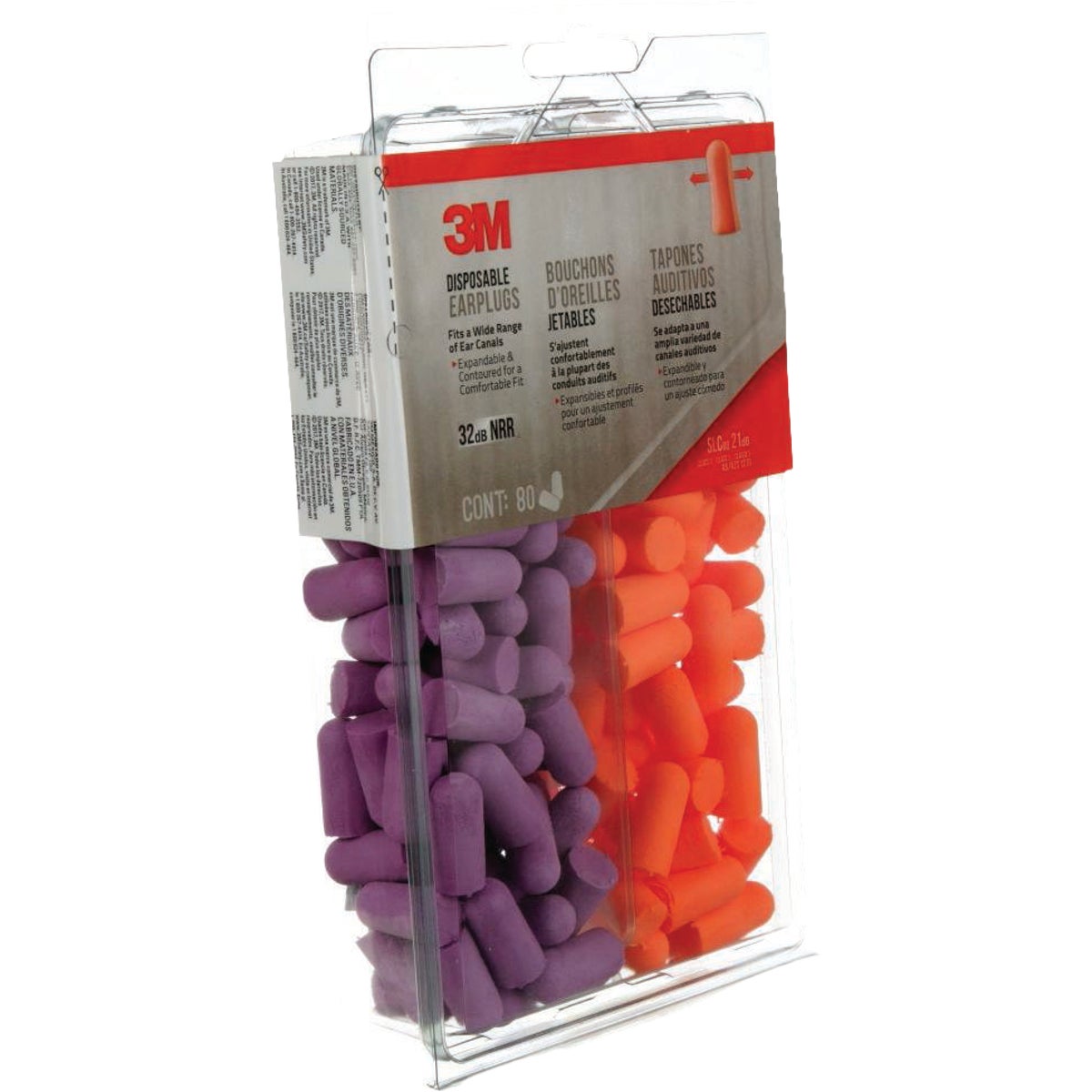 3M Disposable Earplugs (80-Pair) Image 2