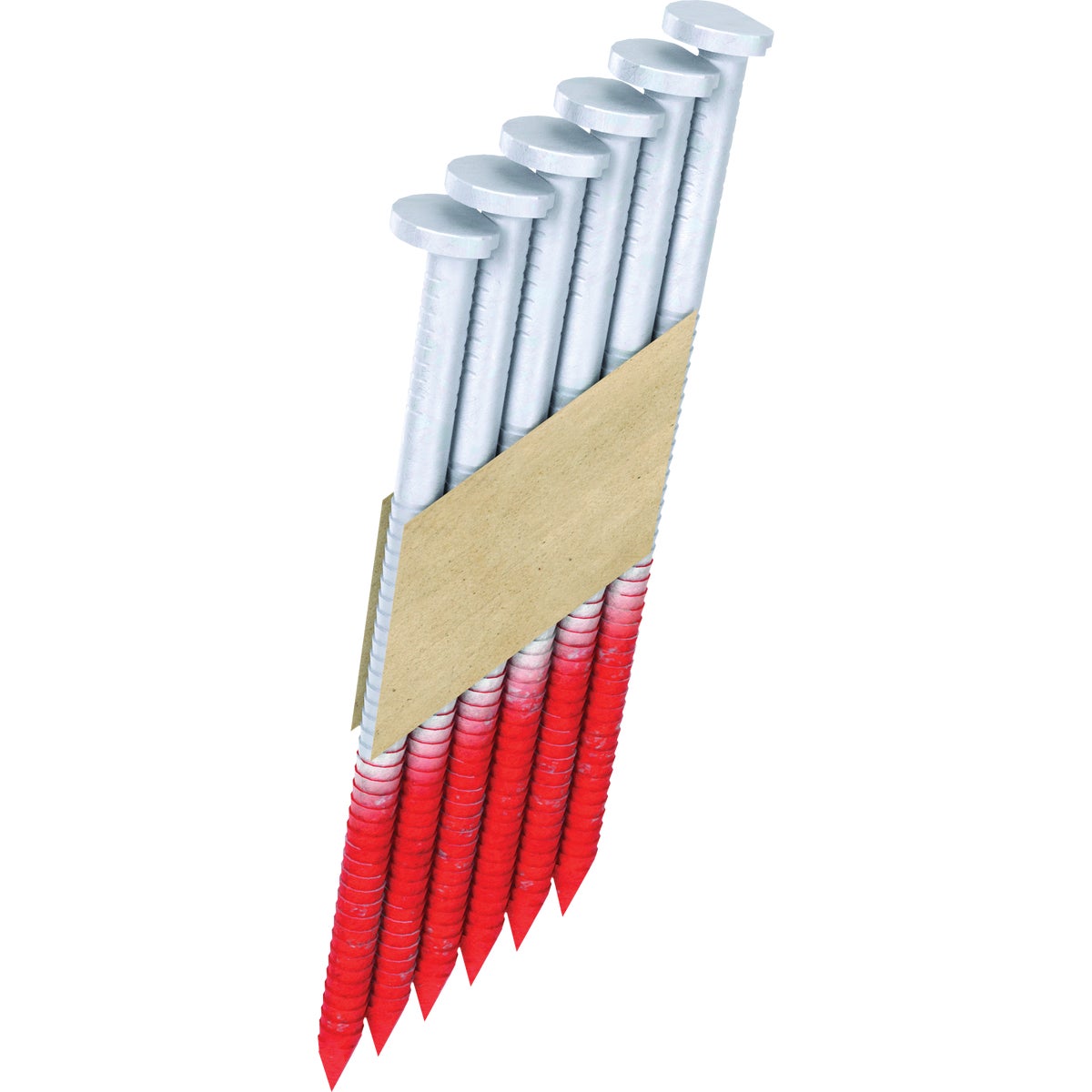 Grip-Rite 2 In. x 0.113 In. 30 Deg. Hot Galvanized Clipped Head Ring Shank Paper Tape Collated Framing Nail (2000-Count)