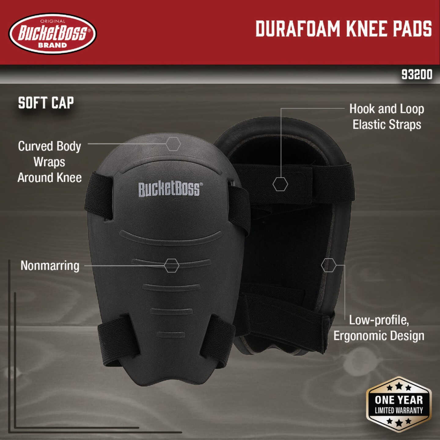 Bucket Boss DuraFoam Kneepads Image 2