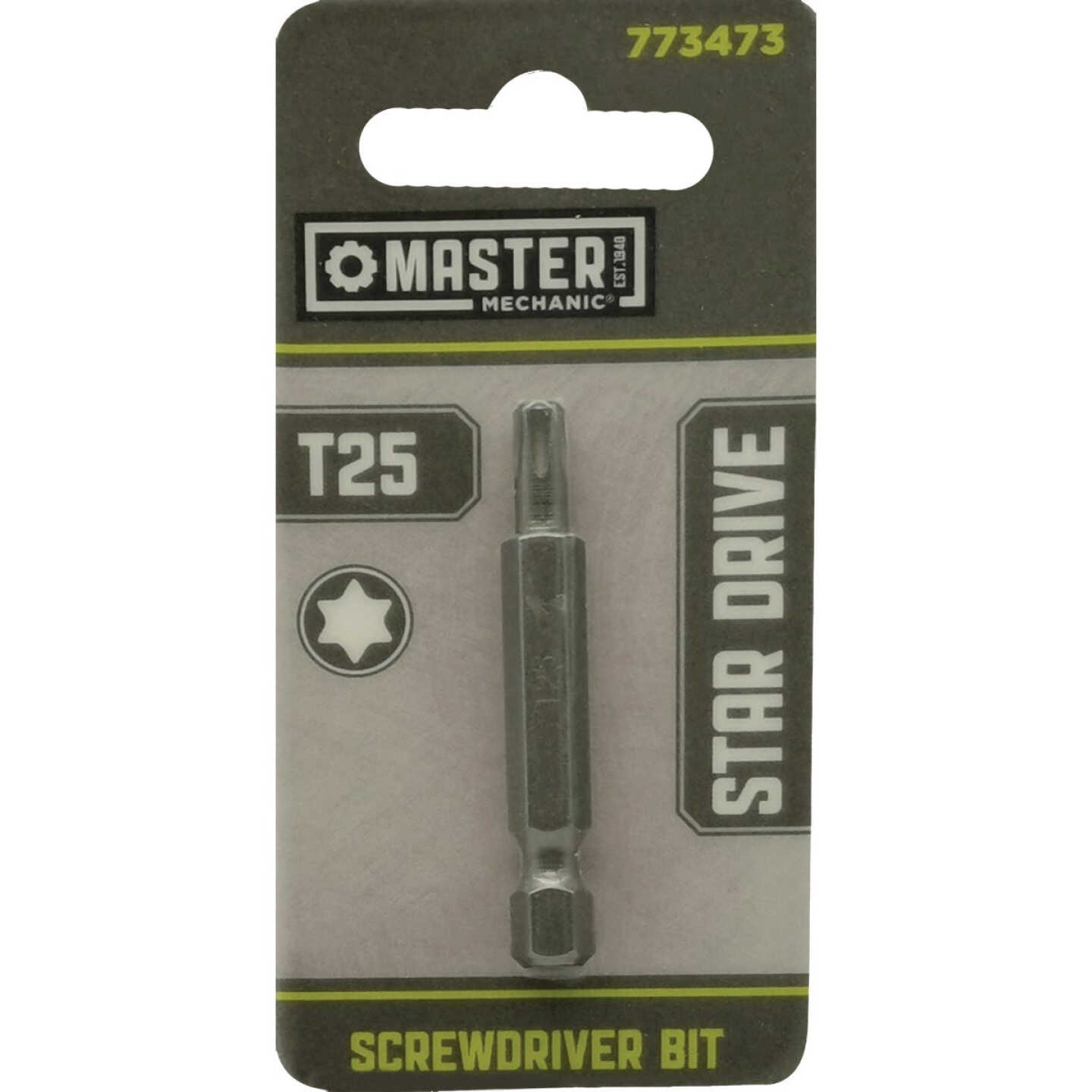 Master Mechanic T25 x 2 In. Torx Screwdriver Bit Image 1
