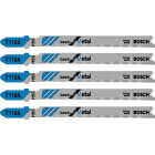 Bosch 3-5/8 In. x 24 TPI T-Shank HCS Jig Saw Blade for Metal (5-Pack) Image 1