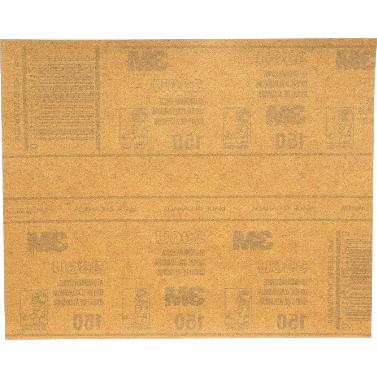 3M General Purpose 9 In. x 11 In. Aluminum Oxide Coarse Sandpaper, 60 Grit (20-Pack) Image 7