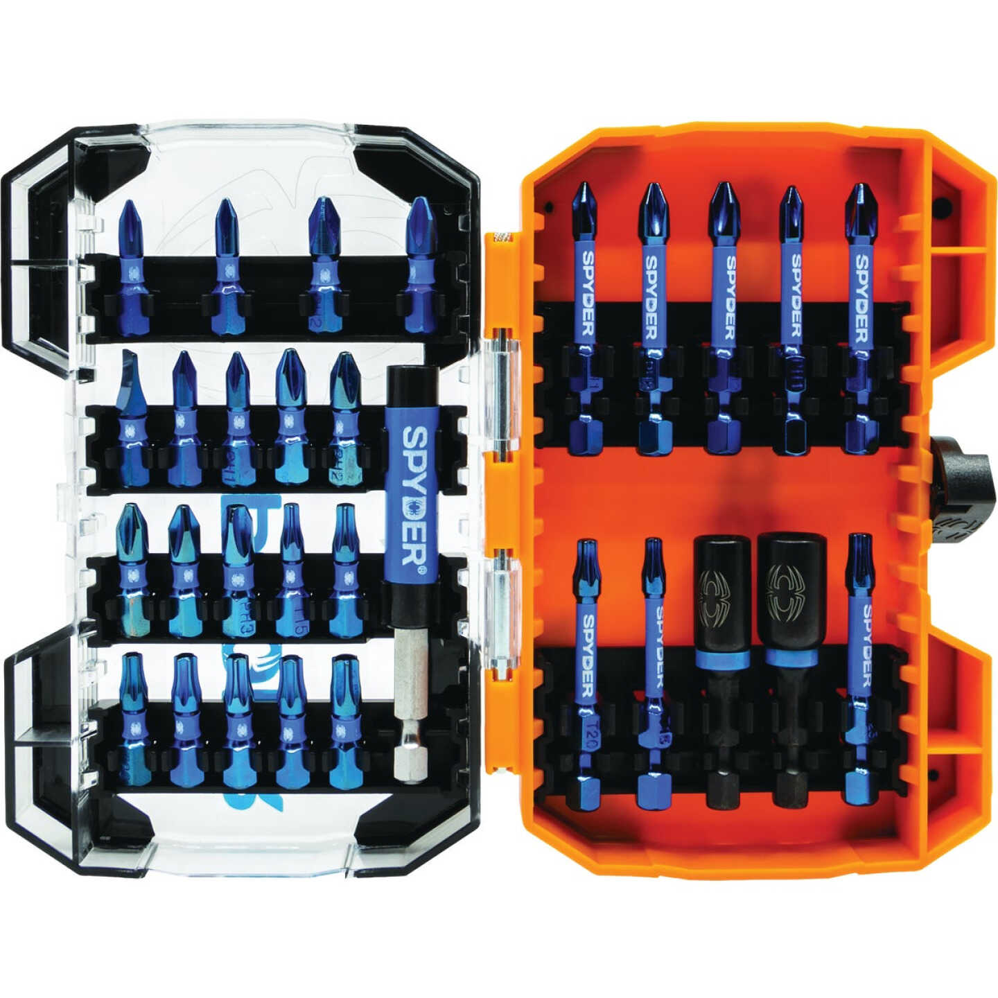 Spyder 1 In. & 2 In. Impact Driver Bit Set (30-Piece) Image 1