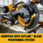 DEWALT 12 In. 15-Amp Dual-Bevel Sliding Compound Miter Saw Image 8