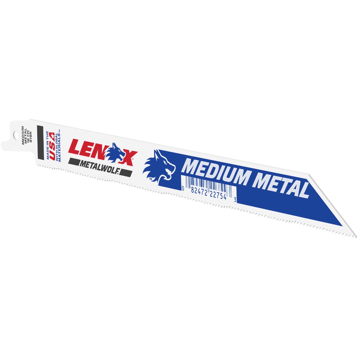 Lenox METALWOLF WAVE EDGE 8 In. 18 TPI Medium Metal Reciprocating Saw Blade, Bulk Image 5