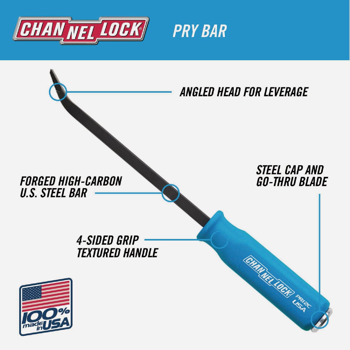 Channellock 25 In. Professional Pry Bar Image 3