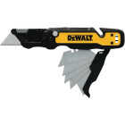 DEWALT Push & Flip Folding Utility Knife with Blade Storage Image 1