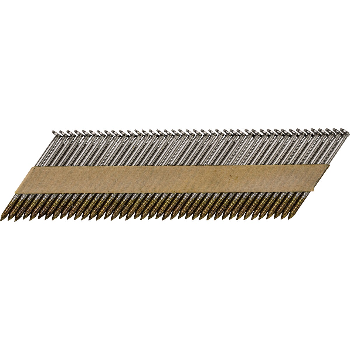 Pro-Fit 2 In. x 0.113 In. 30 Degree Paper Tape Ring Shank Clipped Head Brite Framing Stick Nails (2000 Ct.) Image 1