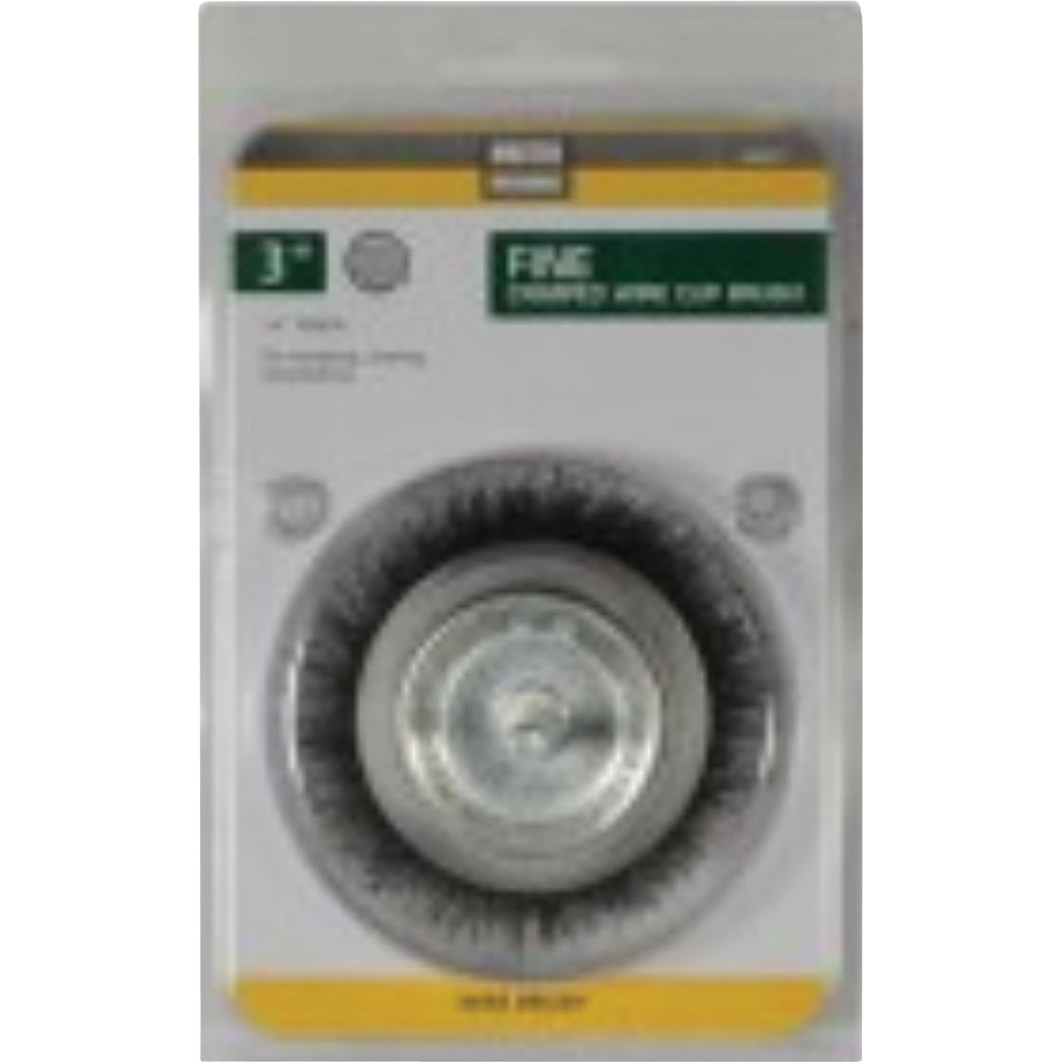 Master Mechanic 3 In. Fine Crimped Wire Cup Brush