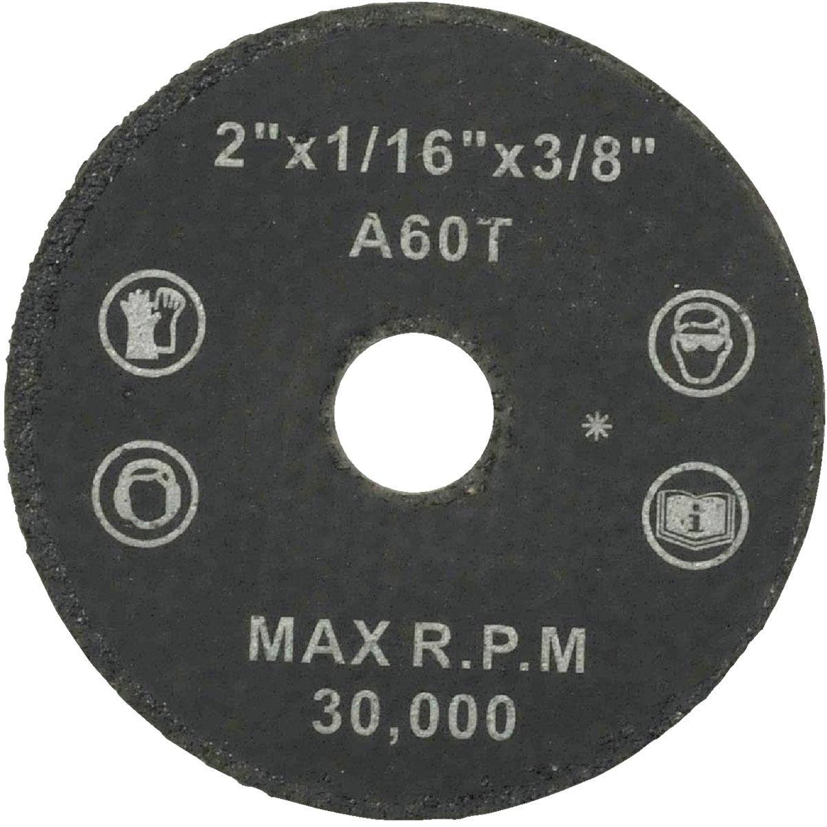 Weiler Vortec Type 1 2 In. x 1/16 In. x 3/8 In. Metal/Plastic Cut-Off Wheel Image 1