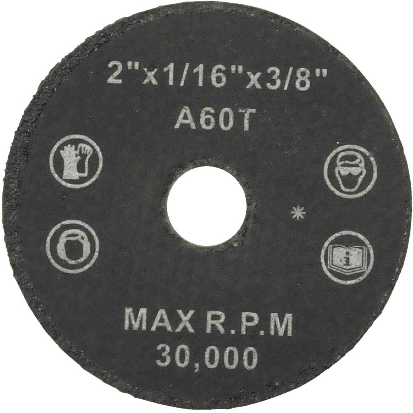 Weiler Vortec Type 1 2 In. x 1/16 In. x 3/8 In. Metal/Plastic Cut-Off Wheel Image 1
