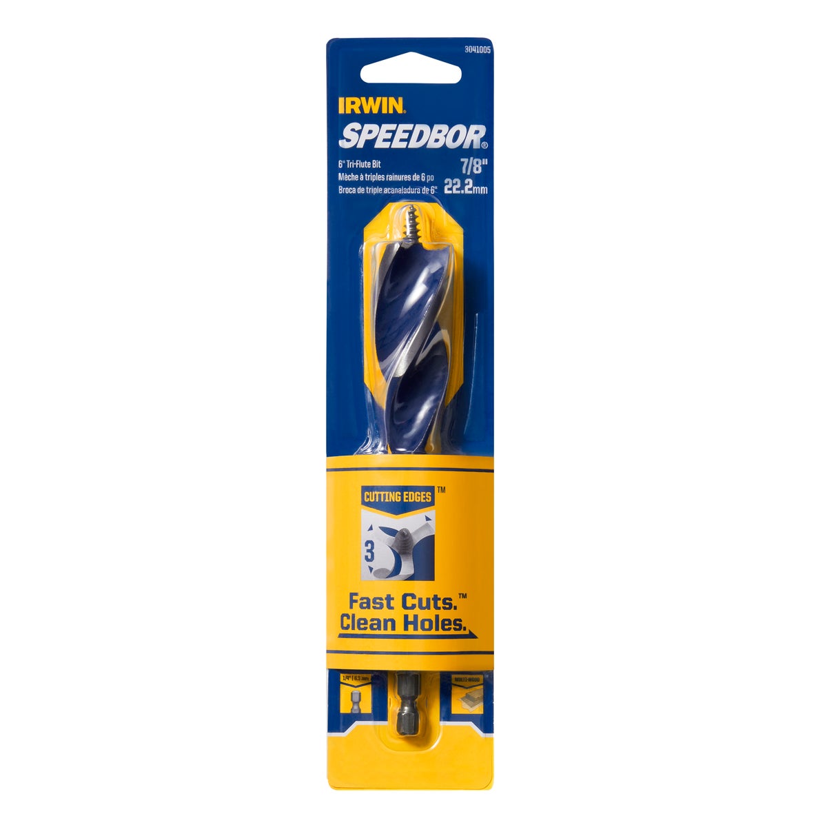 Irwin Speedbor 7/8 In. x 6 In. Quick Change Auger Bit Image 4