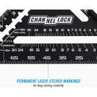 Channellock 7 In. Aluminum Rafter Square Image 3