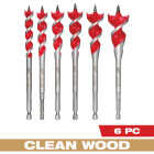 Milwaukee SPEED FEED 6-Piece Auger Bit Set Image 1