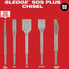 Milwaukee SDS Plus SLEDGE 10 In. Bull Point Chisel Image 5
