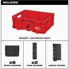 Milwaukee PACKOUT Low-Profile Crate Image 4