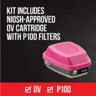 3M OV/P100 Performance Respirator for Household Use Image 3