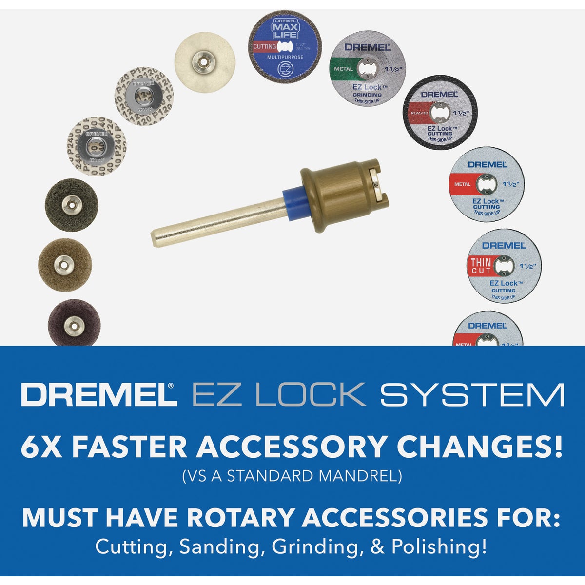 Dremel 1-1/2 In. EZ Lock Metal Cut-Off Wheel, (5-Pack) Image 8