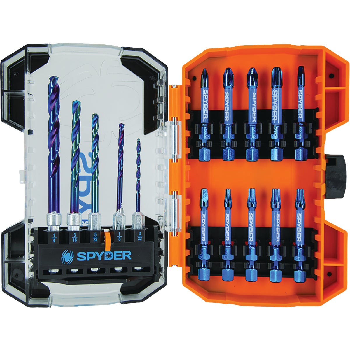 Spyder Drill & Impact Driver Bit Set (15-Piece)