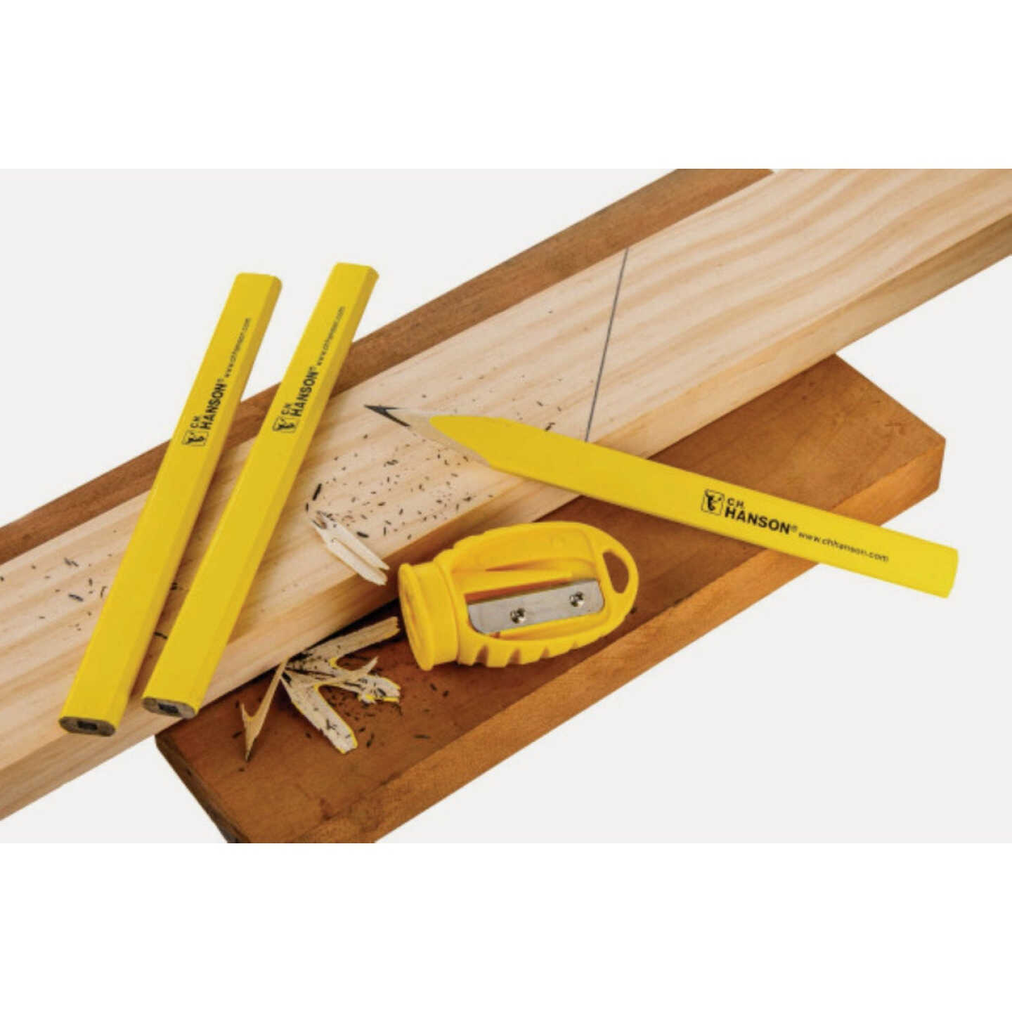 C.H. Hanson Carpenter Pencil (10-Pack) with (1) Sharpener Image 3