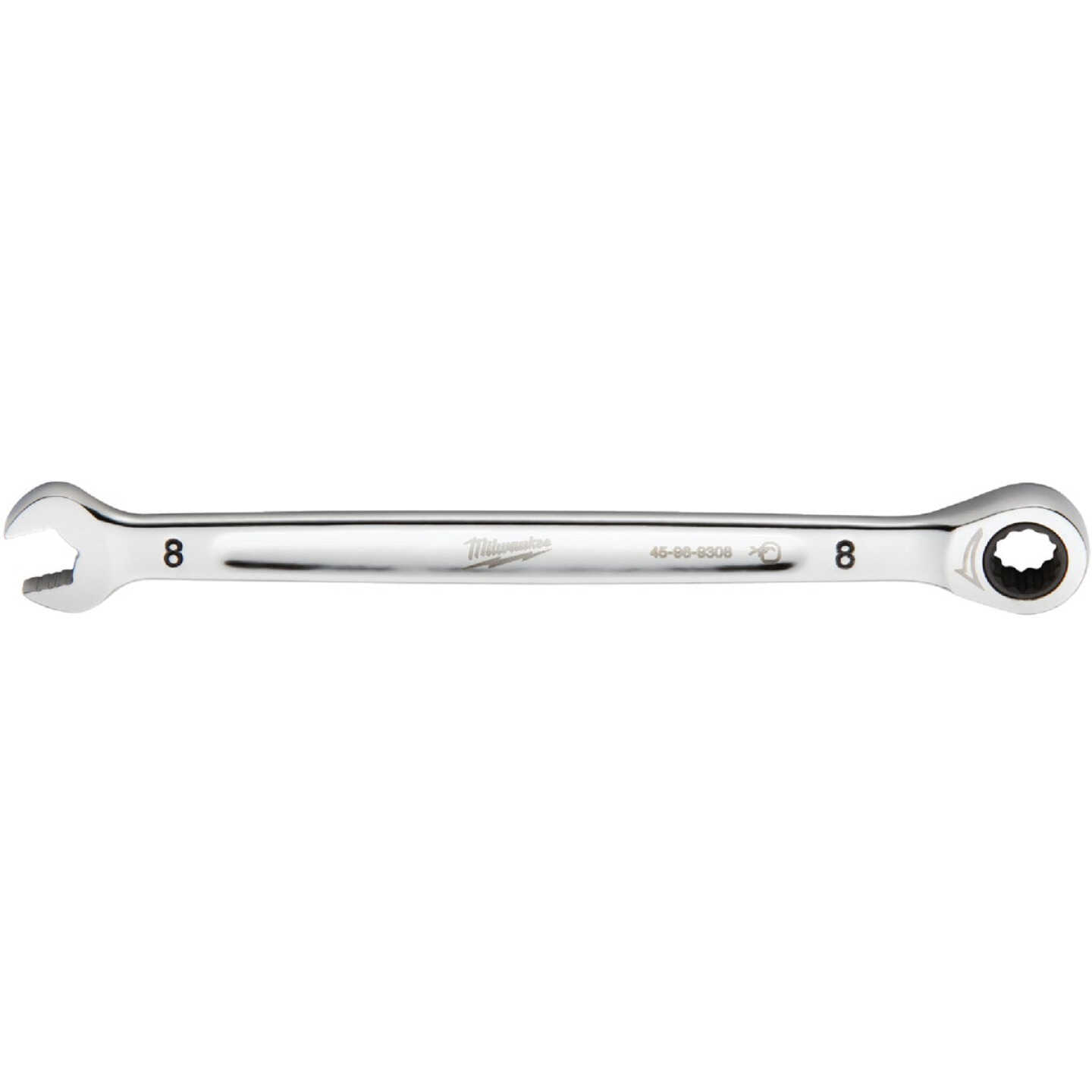 Milwaukee Metric 8 mm 12-Point Ratcheting Combination Wrench Image 1