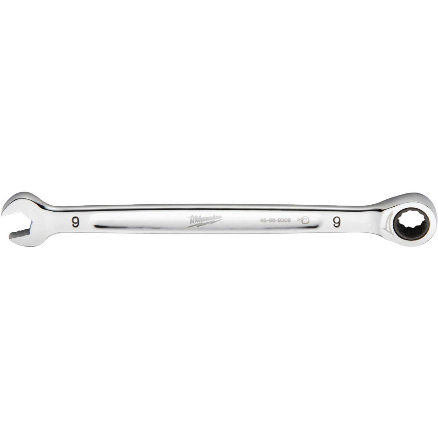 Milwaukee Metric 9 mm 12-Point Ratcheting Combination Wrench Image 1