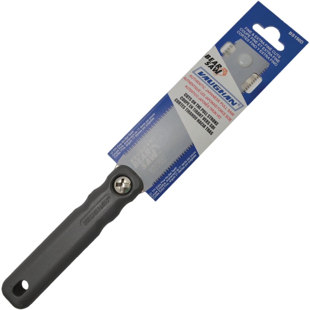 Vaughan 5-1/2 In. 17 & 21 TPI Fine & Extra Fine Cut Mini Double Edge Pull Saw Image 2
