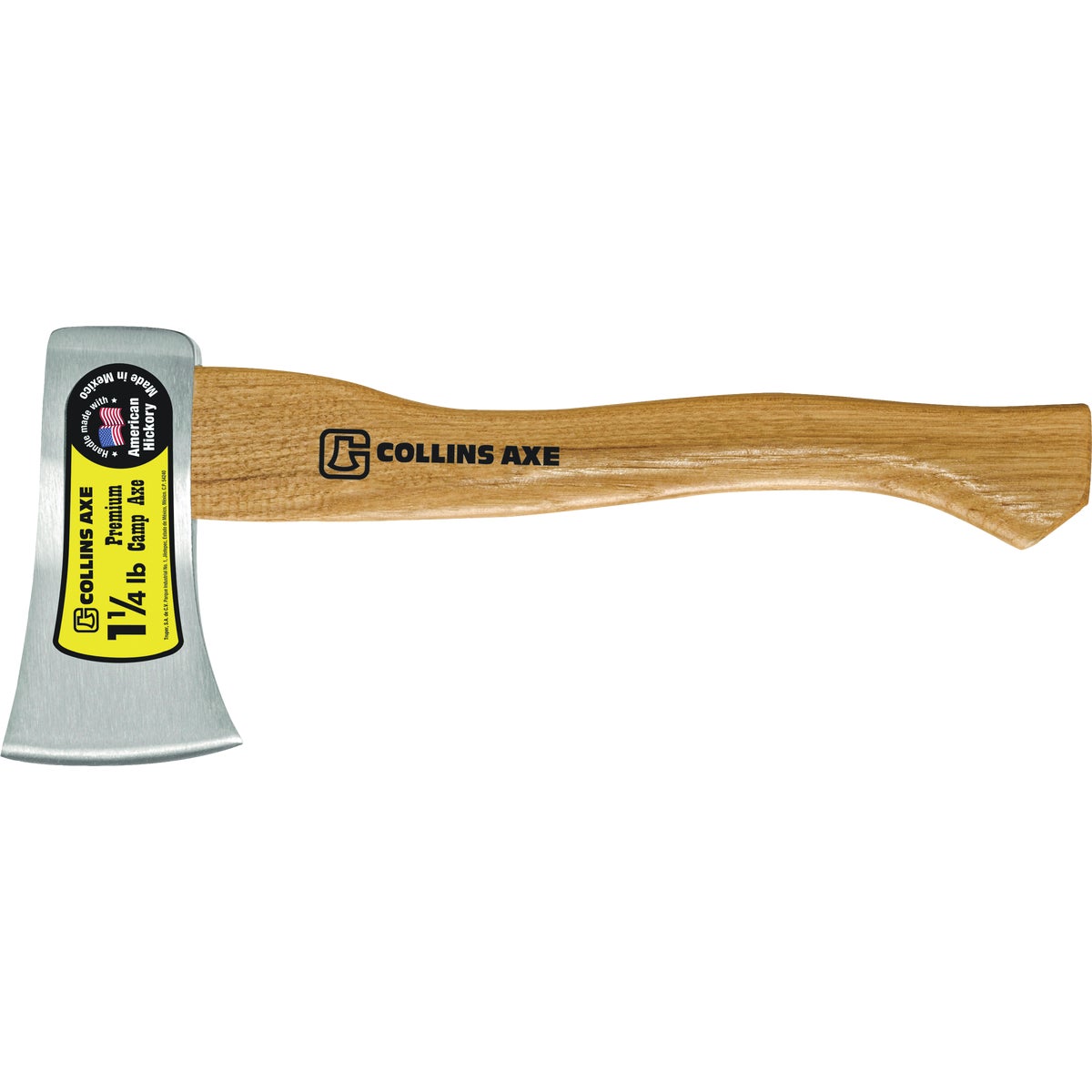 Collins 1-1/4 Lb. Camp Axe with Ergonomic Hickory Handle