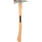 Stiletto 14 Oz. Milled-Face Framing Hammer with Curved Hickory Handle Image 6